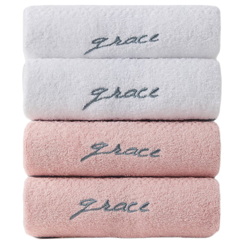 Grace Pure Cotton A-Class Face Towel Men's Soft Quick-Dry Bath Towel Unisex Sports Face Cloth