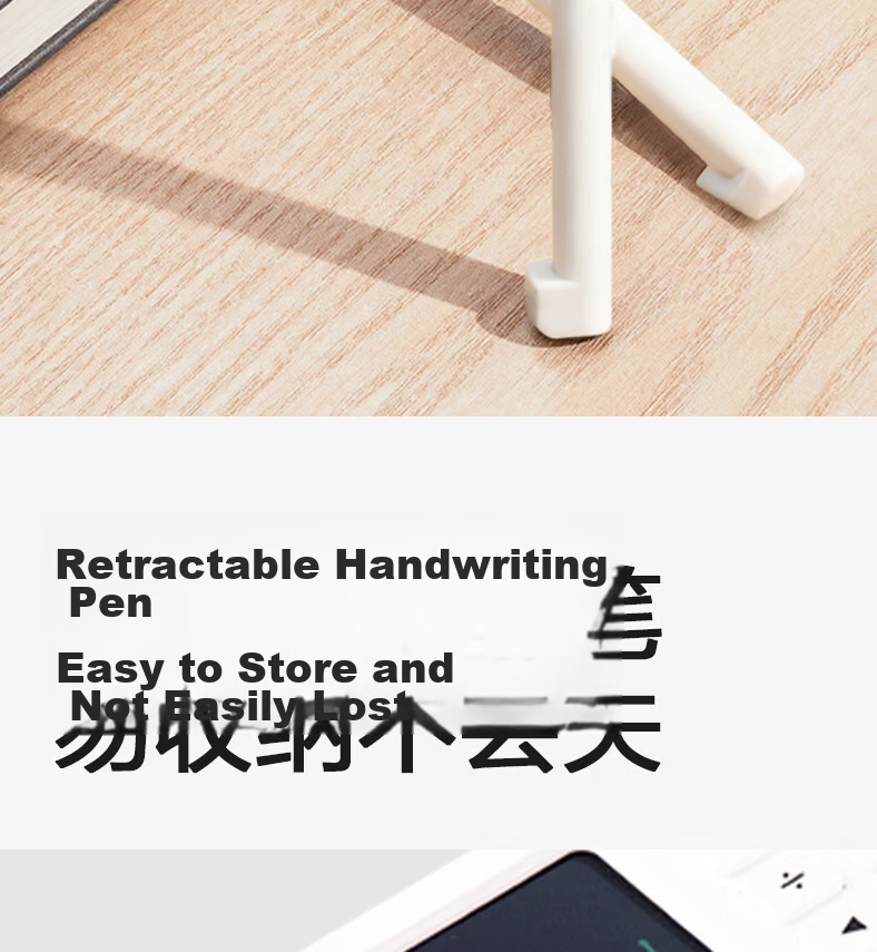 Deli Voice Calculator Multifunction Handwriting Board Drawing Board Desktop Ornament Financial Accounting Office Stationery Learning Computer Writing Pad White TE223 9