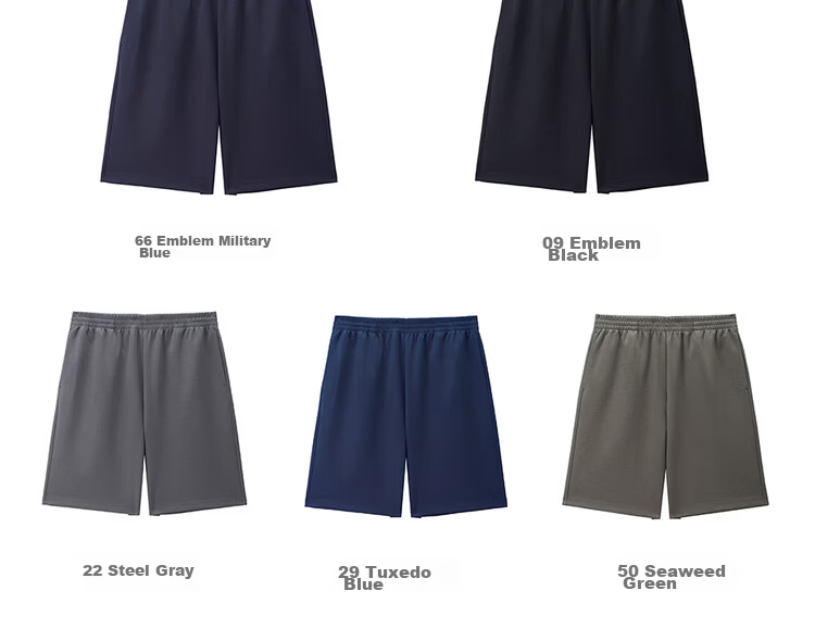 Giordano Men's Summer New Black Technology Cooling Antibacterial Sun Protection Elastic Waist Casual Shorts 13106212 21