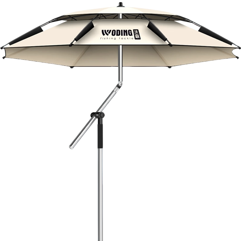 Woding Fishing Umbrella, New Colorful Glue Fishing Sunshade, Outdoor Camping Large Size Reinforced Thickened Cane Umbrella, Rain Umbrella, Platform Fishing Umbrella