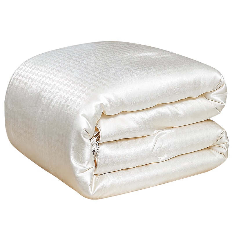 Wuyinliangpin Silk Comforter, Class A 100% Silk Medium-Long Fiber, All-Season Spring And Autumn Quilt, Air Conditioning Comforter Insert, 150*200cm, Approximately 3.7 Ji