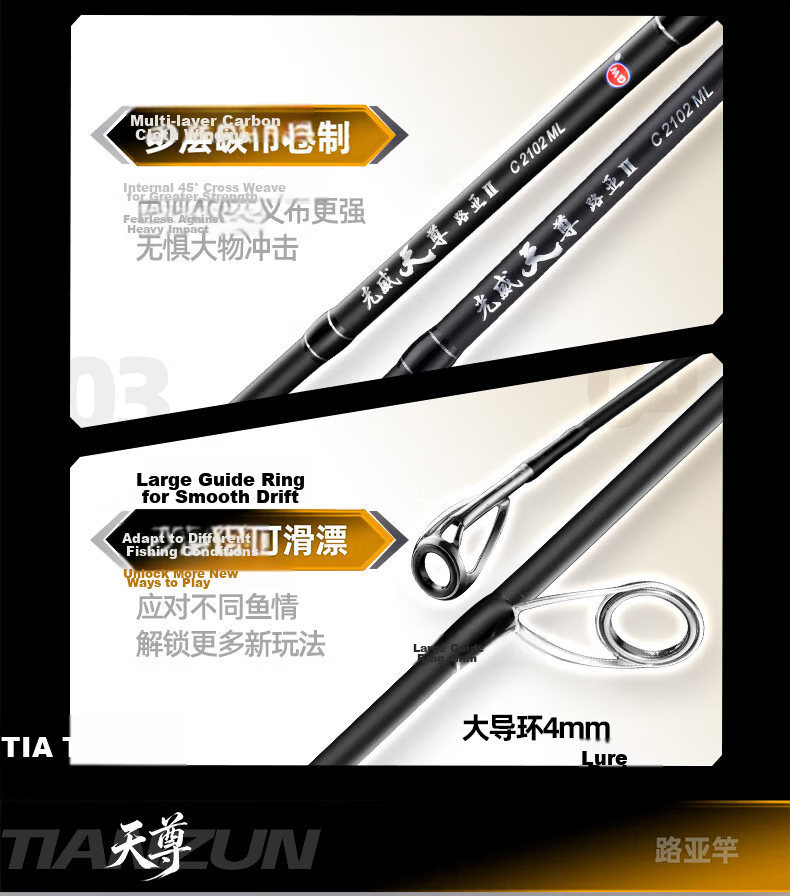 GW Fishing Rod, Versatile Lure Rod, 1.8 Meters, Tianzun Left-Handed Water Drop Reel, Lure Set, Gun Handle, Lure Rod, Fishing Pole, Fishing Tackle 13