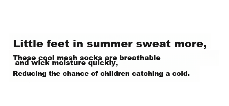 Bananain Xiaoliangpi Series 5 Kids Socks Unisex 7A Antibacterial Odor-Resistant Breathable Mesh Sports Soft Short Socks Summer 3 Pairs 2
