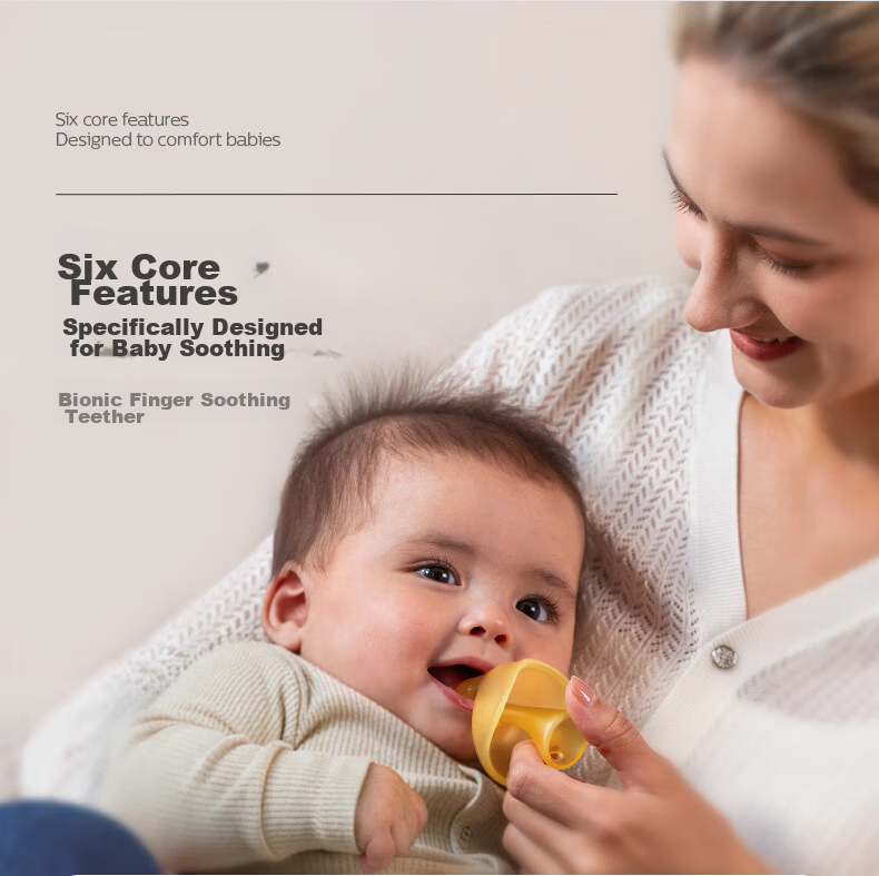 AVENT Philips AVENT Teether for Infants, Oral Stage, Anti-Thumb Sucking, Baby Comfort, Sucking And Grinding Teeth, Silicone Chew Stick 6