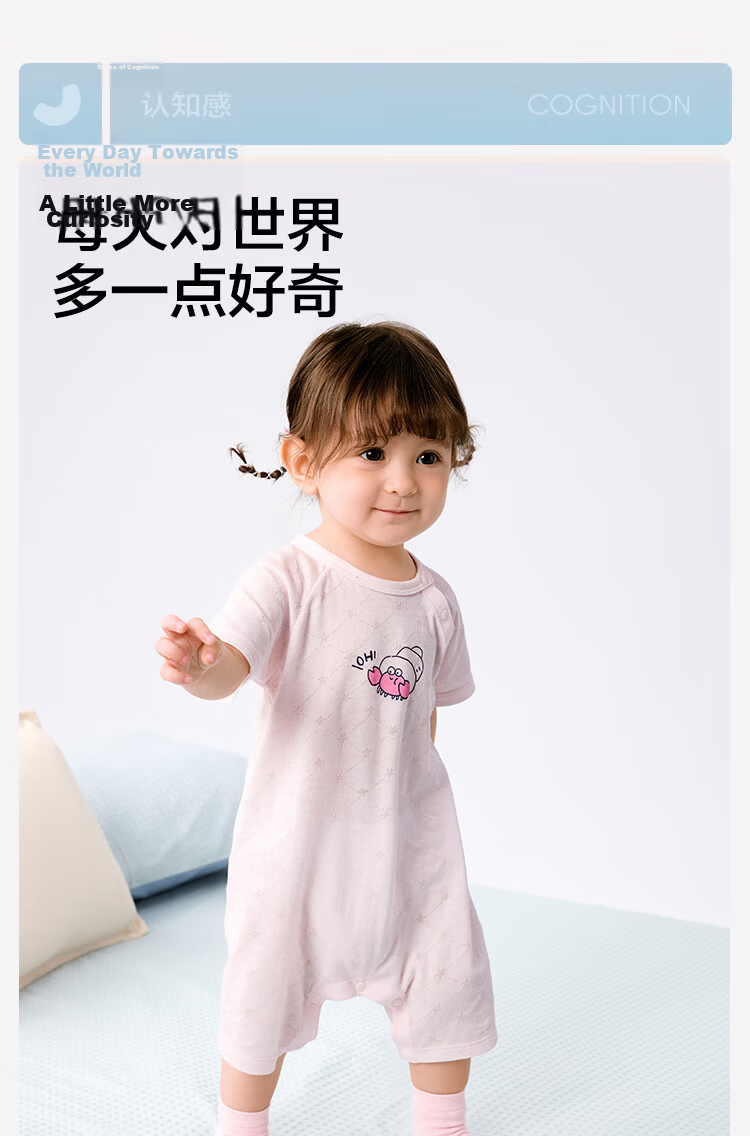 BALABALA Newborn Baby Romper Bodysuit Summer 2025 Short and Long Sleeve Two-Piece Set Fresh Style 208225133202 12