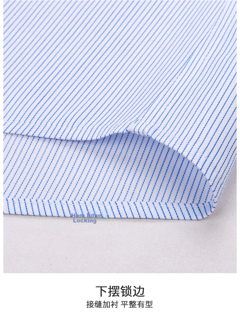 FIRS DP Non-Iron Pocket Edition Men's Short Sleeve Shirt Pure Cotton Summer High-End Business Formal White 40 15