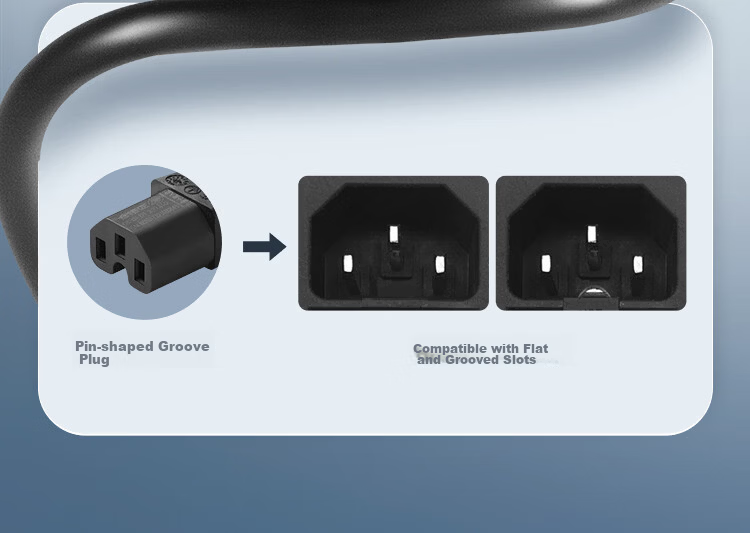 BULL Power Strip / Extension Cord / Surge Protector / Multi-Outlet Strip / Power Bar / Cable Reel / Extension Cord 1 Outlet No Switch Total Length 0.6 Meters GN-101001 3