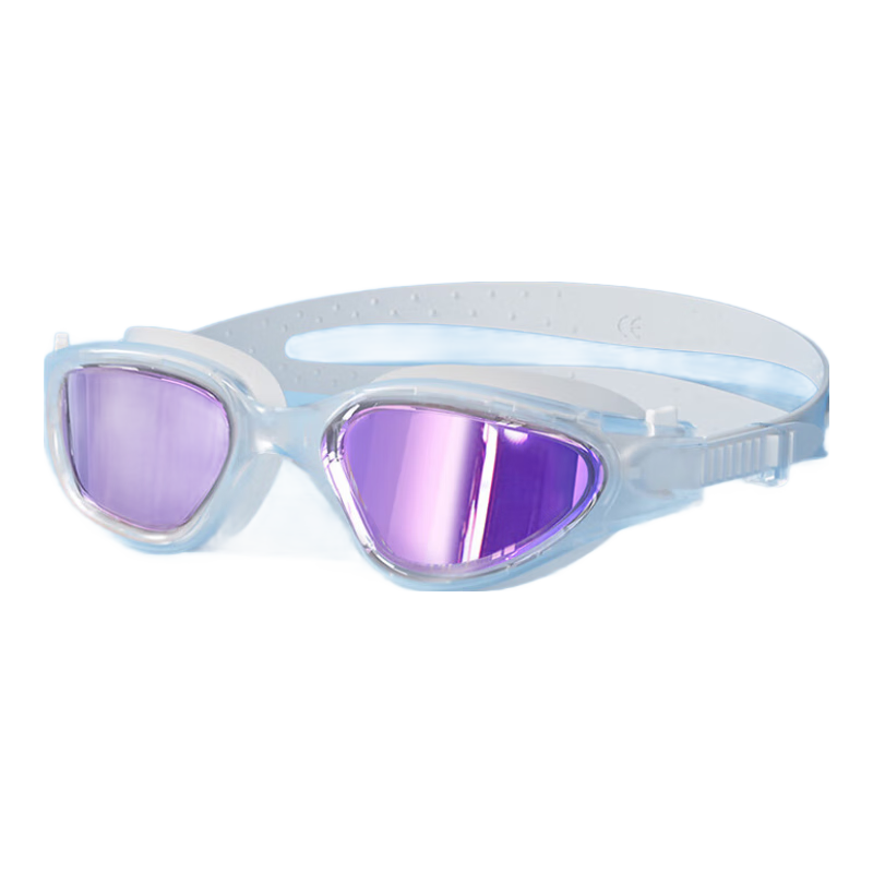 JD Original Swimming Goggles, High Definition Anti-Fog Waterproof Swim Glasses, Professional Coated Goggles for Men And Women, Ice Crystal Purple