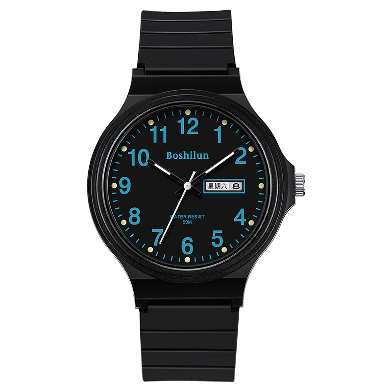 Bausch & Lomb Unisex Student Exam Watch Silent Waterproof Sports Quartz