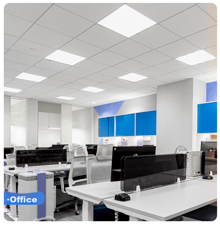 Foshan Lighting (FSL) LED Integrated Ceiling Panel Light 42W 6500K 600x600 Ultra-thin Aluminum Clip-in Property Use 10