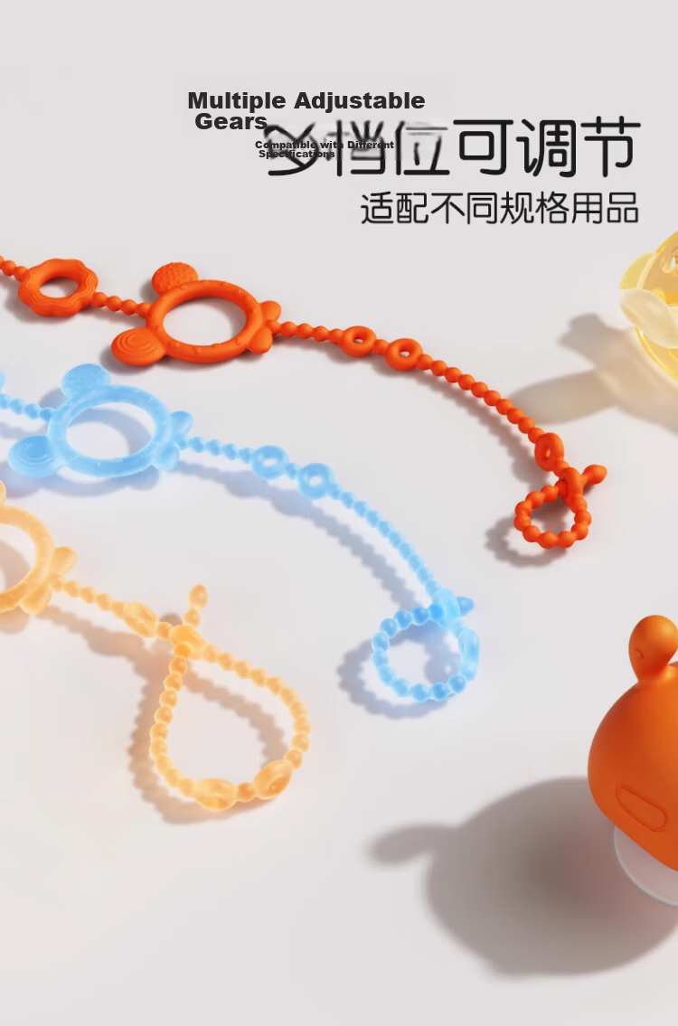Guangduola Baby Teether Mushroom-Shaped Teethers, Anti-Thumb Sucking Aid, Little Rabbit Chew Toy, 3-Piece Set 4