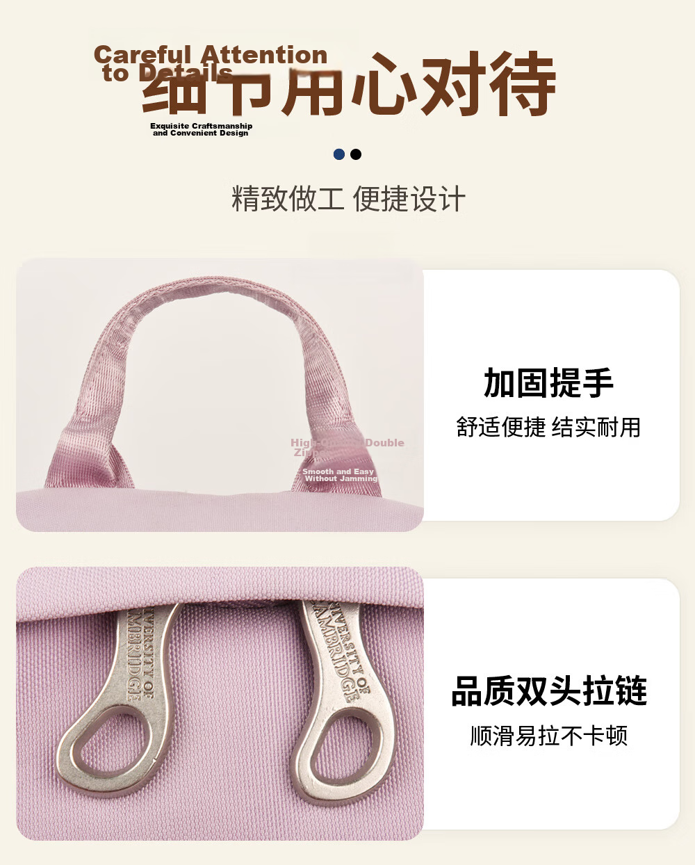 UNIVERSITY OF CAMBRIDGE Backpack for Middle School, High School And College Students, Casual Backpack for Women, Stylish Backpack for Female Students 15