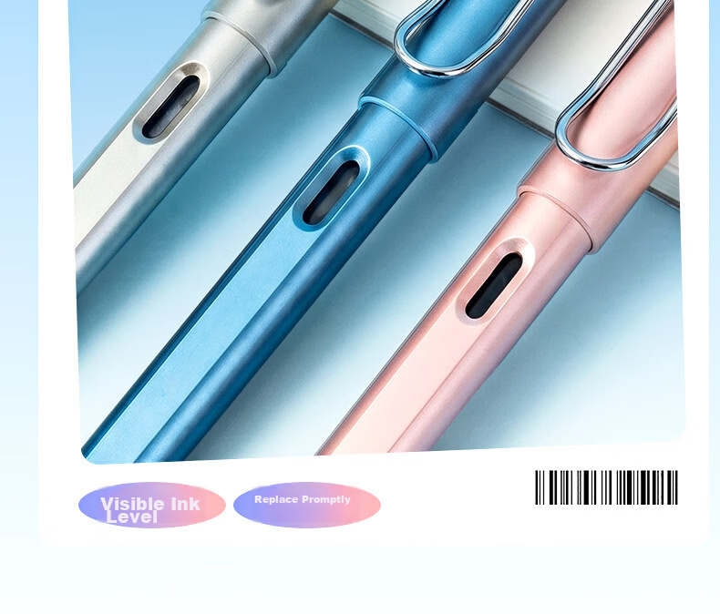 M&G Stationery Elementary School Student Fountain Pen for Back-to-School Handwriting Practice, Correct Posture, Fine Nib, Suitable for Boys and Girls Beginners, Grade 3 EF Nib Signature Pen, Single Pe 20