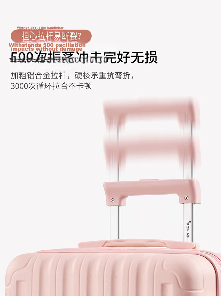 OIWAS 24-inch Large Capacity Travel Luggage High-Value Trolley Case Women Men Business Trip Suitcase with Password Lock 15