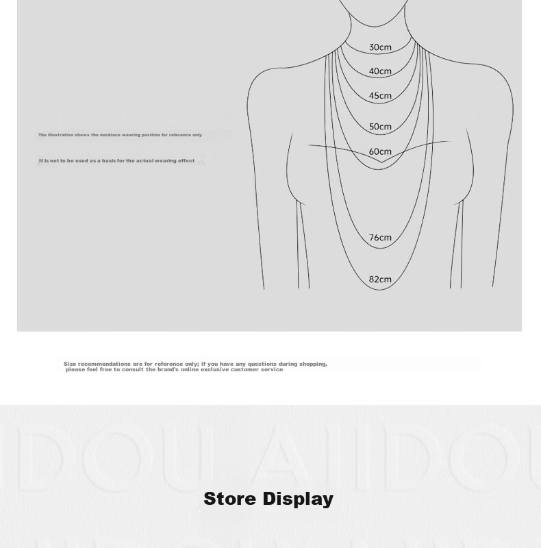 Aji Bean Women's Necklace Zodiac Horse Wooden Adjustable Long Chain Clavicle Sweater Chain for Birth Year 6