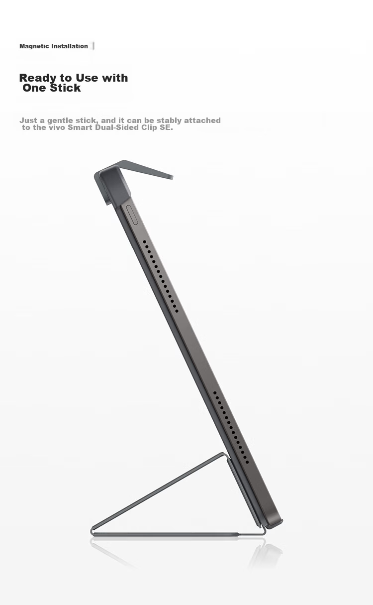 Vivo Smart Dual-Sided Clip 5 Pro Light Feather White [Compatible with vivo Pad5 Pro Tablet] 4