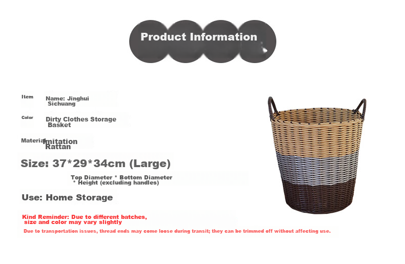 Jinghuisichuang Laundry Hamper, Clothes Storage Basket, Toy Organizer Bin, Large Capacity Foldable Laundry Basket 8