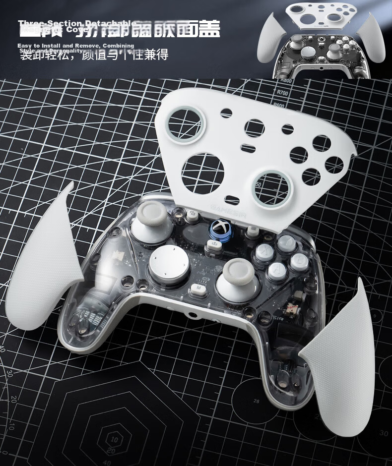 GAMESIR Zone Zero ZZZ Collaboration G7 Pro Gaming Controller Mihoyo Microsoft Xbox Licensed Elite Wireless Bluetooth PC Steam Android Series Motion TMR Joystick 19