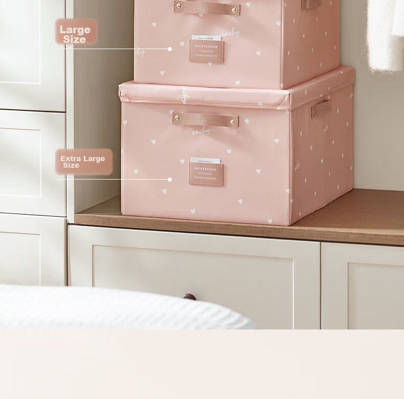 EACHY Foldable Clothes Storage Box, 18L Peter Blue, 1 Pack 10