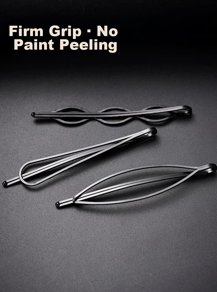 LiQing Black Small Hair Clip Bobby Pins [24 Pieces] Invisible Hair Clips for Bangs and Side Hair Styling 6