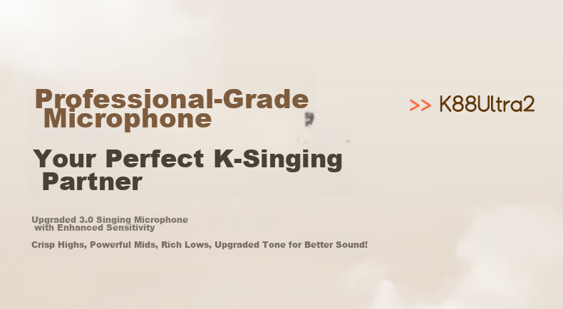 KINYO K88Ultra 2nd Gen All-in-One Karaoke Speaker System 2026 Home KTV Set Microphone Singing Device Bluetooth Speaker Karaoke TV Gift 11