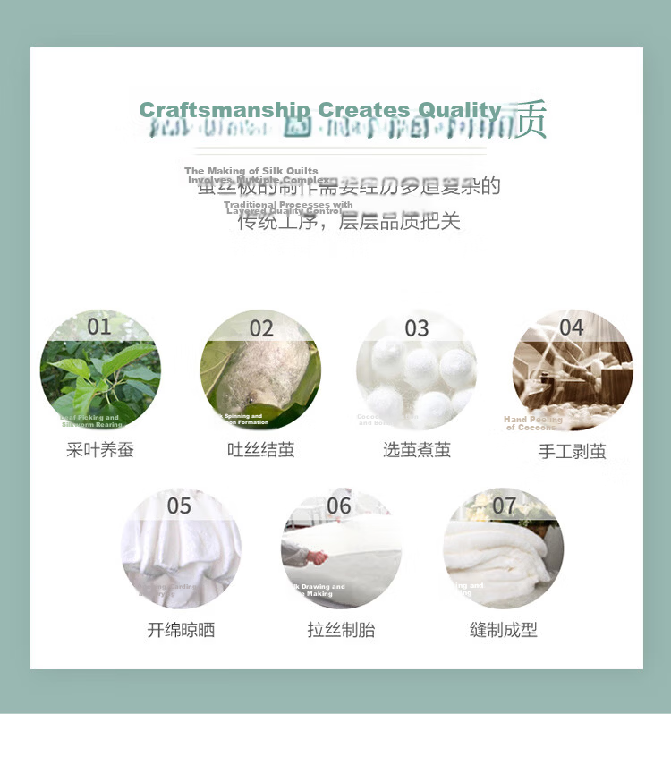 Fuanna 100% Silk Quilt Summer Cooling Blanket Air Conditioning Thin Quilt 2.4 Jin Single Dormitory 152x210cm 7