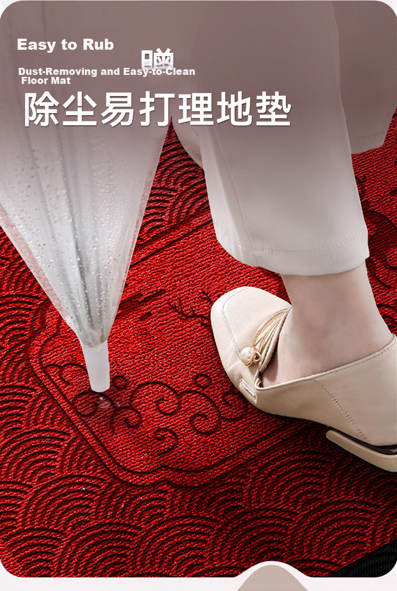 Fengliang Premium Entrance Door Mat Non-Slip High-End Floor Carpet 90x120cm 8