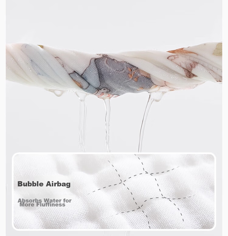 BUBBLE TREE 0-3 Months Baby Pillow Flat Pillow 12-Layer Pure Cotton Gauze Newborn Sweat-Absorbing Breathable Pillow 16