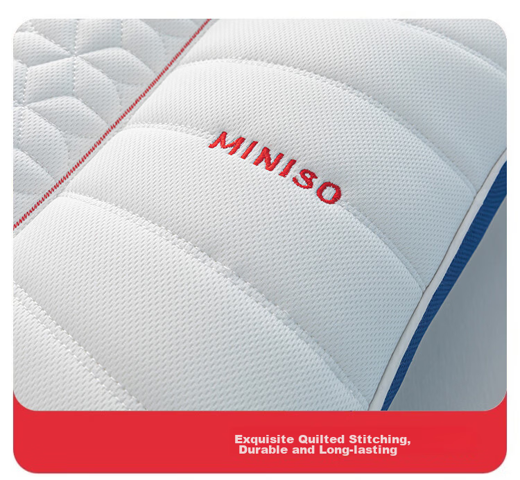MINISO Natural Antibacterial Ergonomic Neck Pillow Deep Sleep Cervical Spine Pressure Relief Pillow Core Single Piece 20