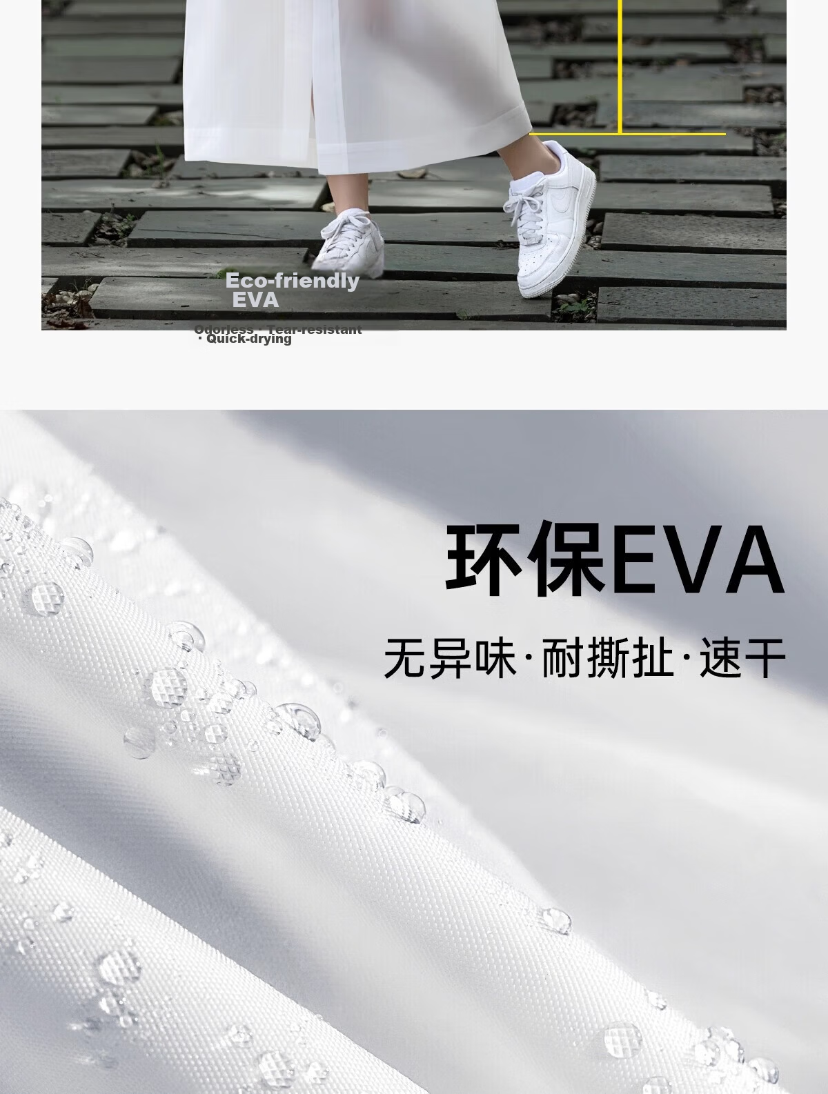Zhiyouyi Disposable Raincoat Thickened Integrated Full-Body Rain Poncho with Large Hood for Adults Portable Outdoor Cycling Mountaineering 6