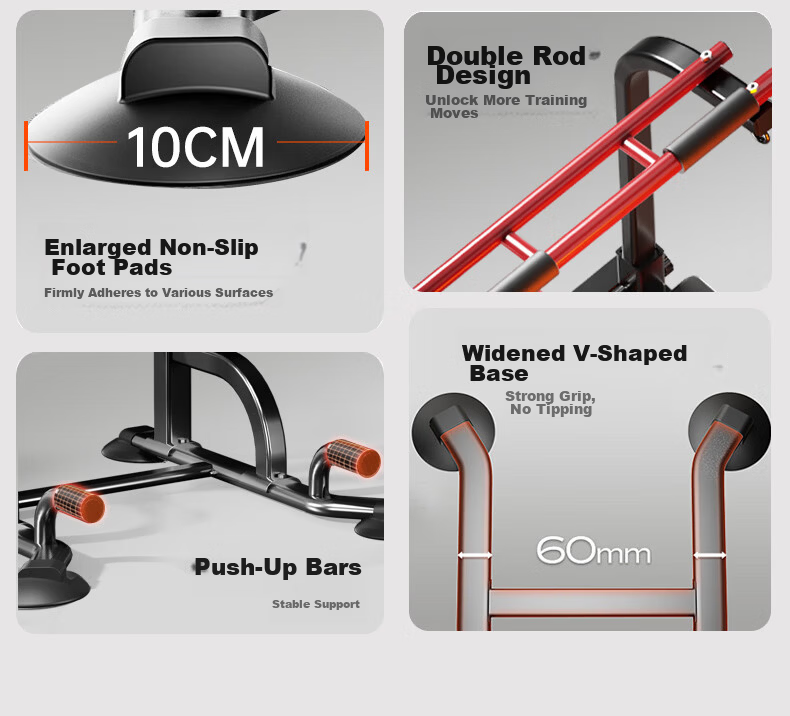 XTEP Home Pull-Up Bar Indoor Single and Double Bar Multifunctional Comprehensive Trainer Adult Fitness Equipment 3