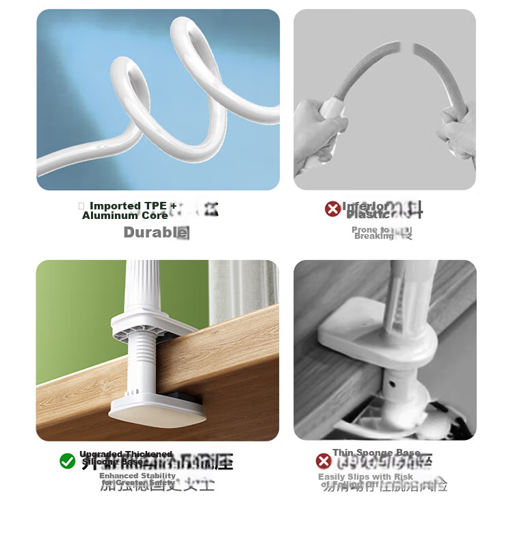 Ugreen Limited Time Free Shipping Mobile Phone Holder Bedside Lazy Stand Desktop Live Streaming Watching Multi-Functional 360° Adjustable Flexible Support Stand Compatible with iPhone Huawei Xiaomi 3