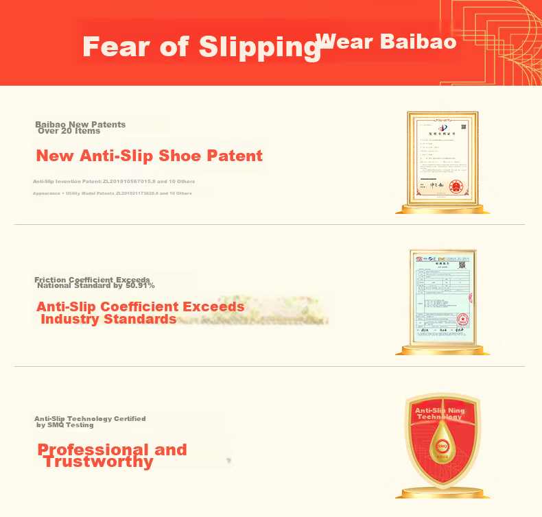 Baibao Patented Non-Slip Slippers for Women, Home Bathroom Shower Water-Draining Soft-Soled Maternity Elderly Anti-Slip Indoor Sandals 1