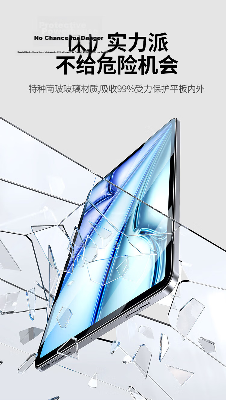 UGREEN Tempered Glass Screen Protector for IPad Mini 7, 8.3-Inch A17 Pro 2024 New Model Universal Mini 6 Film Mini 7/6 Apple Tablet Protective Film High Definition Film 9