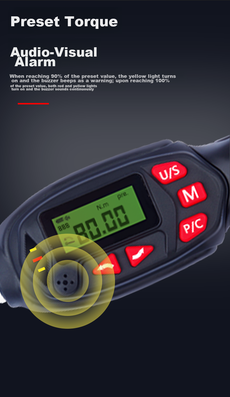 Porike BQAC-060BH Industrial Wireless Digital Torque Wrench with Mobile/PC Connectivity (Excel Compatible) 5