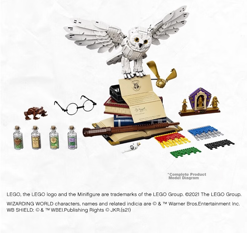 LEGO Building Blocks 76391 Hogwarts Classic Collection Harry Potter Hedwig Assembly Toy Qixi Festival Gift 14