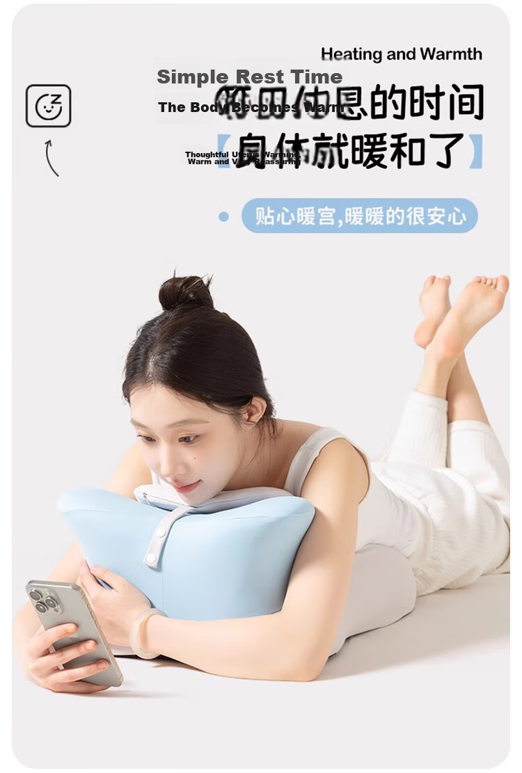 MINISO Multifunctional Memory Foam Pillow Core, Bed Prone Sleeping Pillow, Prone Pillow, Backrest Pillow, Specialized Phone Pillow for Use While Playing Games 20