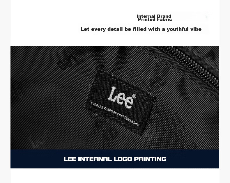 Lee Men's Large Capacity Crossbody Bag Outdoor Sports Chest Bag Daily Commuter Small Waist Bag Casual Lightweight Shoulder Bag for Women 5