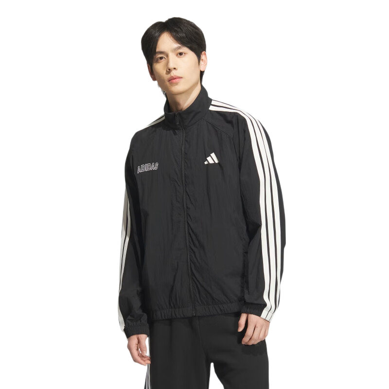 Adidas Men's Sports Style Series, ST SPORTS LWJKT Woven Jacket, KB9132, Black, 2XL