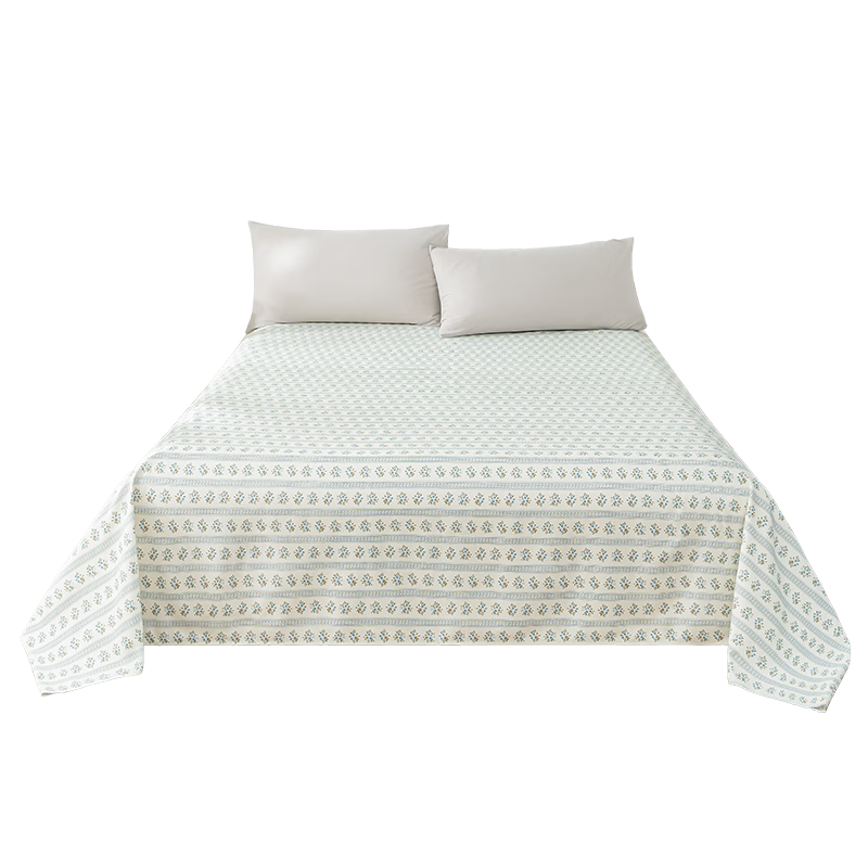 JD Jingzao Coarse Cloth Bed Sheet Single Piece Class A Skin-Friendly Breathable Comfortable Durable 200*230cm Huadian