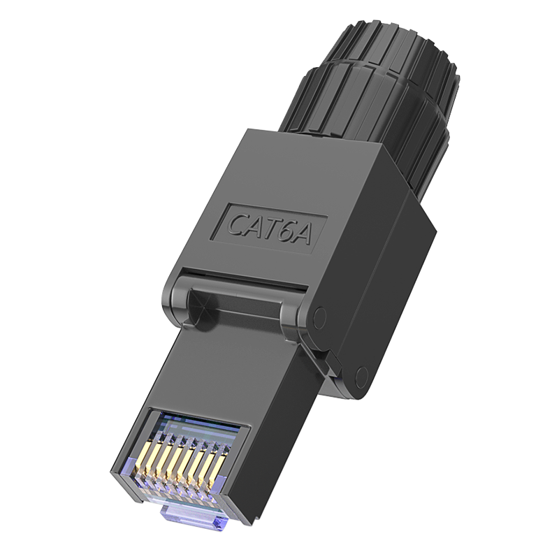 CNCOB Category 6 Crystal Head Toolless, Engineering Cat6 Gigabit Network Cable Connector, Network Toolless Crystal Head, 1 Piece, CN-MD2001
