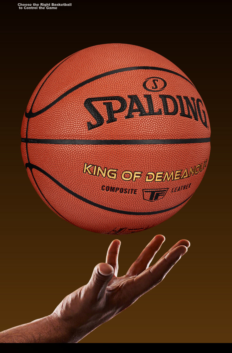 SPALDING Basketball TF Series Size 7 PU Indoor Outdoor Durable Student Adult Youth 77-176Y 6