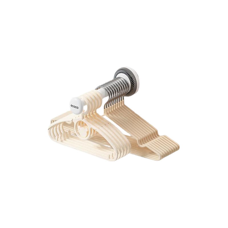 Ecoco Suction Cup Clothes Hanger Storage Organizer Multi-Functional Expandable No-Drill Wall-Mounted Clothes Rack for Home and Balcony