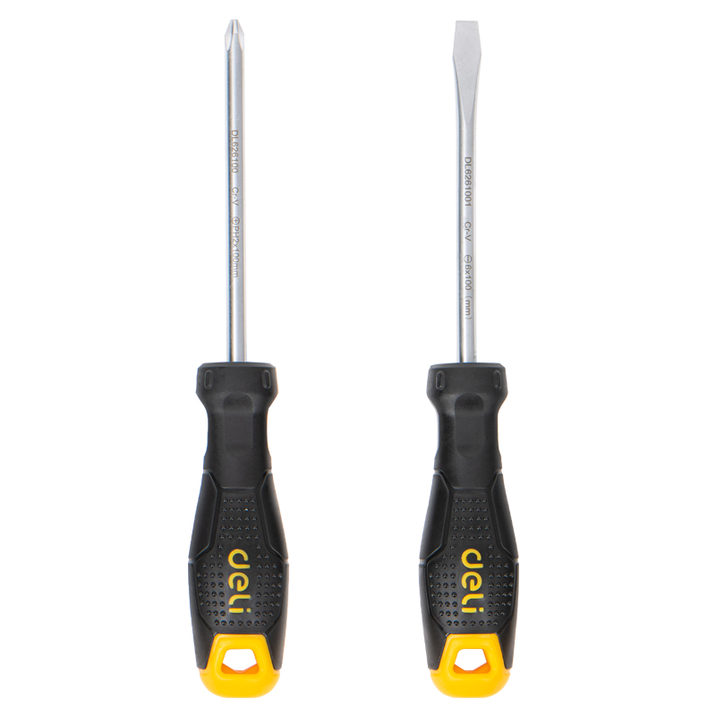 Deli Magnetic Screwdriver Set Multi-bit Repair Tool Flat Phillips Torx Screwdriver Kit