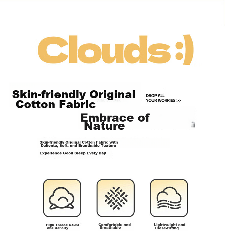 Wuyinliangpin Class A Fabric, All-Cotton Cotton Mattress Pad, Single Student Dormitory Bed Cover, Mattress Pad, 90x190cm 6