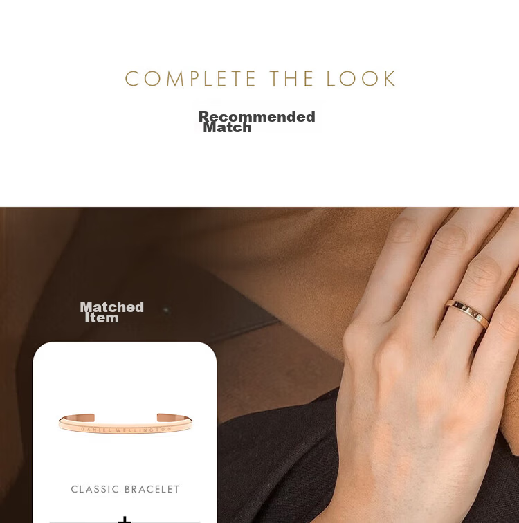 Daniel Wellington [Qixi Valentine's Day Gift] DW Couple Rings Classic Moonlight Silver Rings Couple Rings 029+030 9