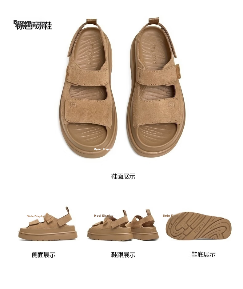Tianmeiyi Ice Cream Shoes Thick Sole Height Increasing Birkenstock Slippers Casual Sandals Women Outdoor Retro Summer 2026 New Style 21