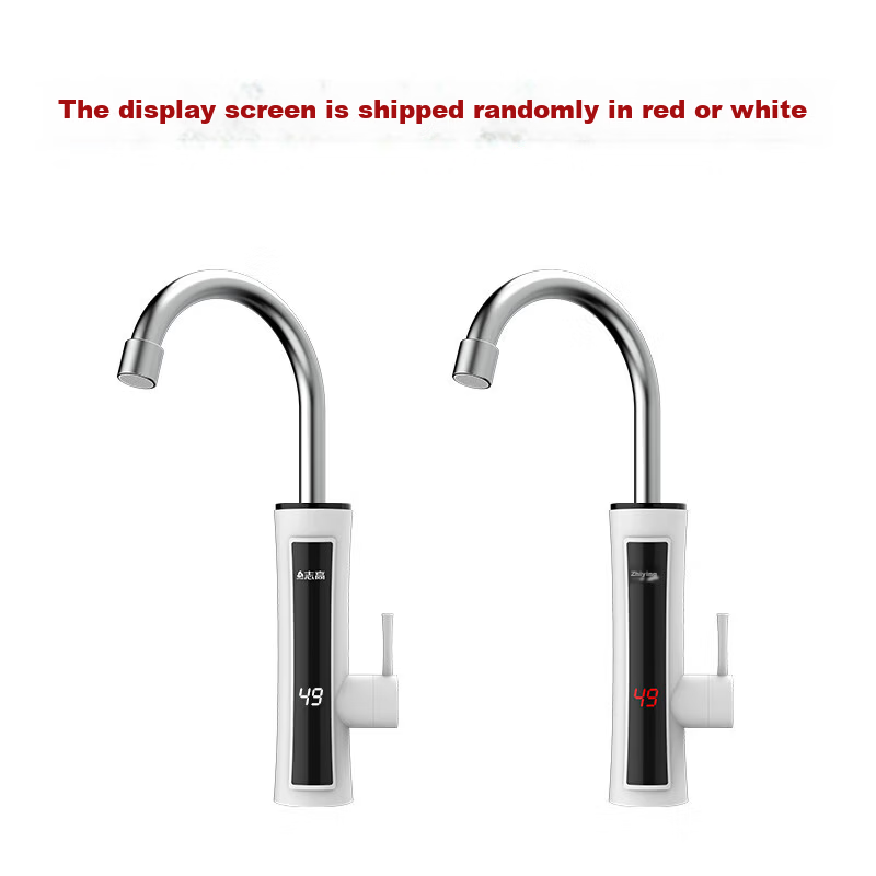 CHIGO Thermostatic Mechanical Arm Electric Faucet Hot and Cold Dual-use Smart Digital Display Instant Heating Kitchen Water Heater KBR-H5X with Leakage Protector 18