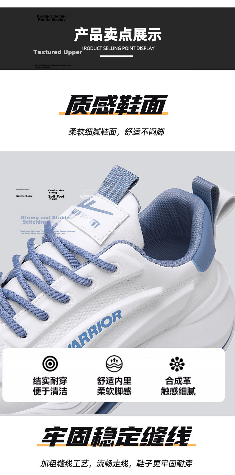 Warrior Official Men's Summer 2026 New Casual Running Shoes Comfortable Dad Sneakers Men's Sports Shoes Beige Red Size 39 5