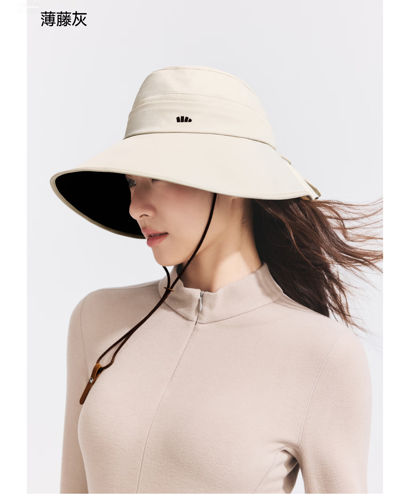 Beneunder Women's Fisherman Sun Hat Outdoor Sunshade Hat Spring Summer Windproof Wide Brim Face Slimming WR013 28